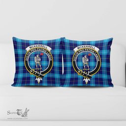 ScotsTee Shop Scottish McKerrell Clan Crest Tartan Pillow/ Pillow Cover Tartan Accessories for Home