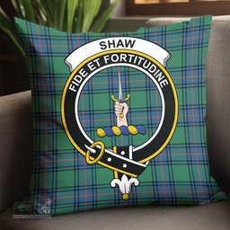 ScotsTee Shop Scottish Shaw Ancient Clan Crest Tartan Pillow/ Pillow Cover Tartan Accessories for Home