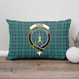 ScotsTee Shop Scottish Shaw Ancient Clan Crest Tartan Pillow/ Pillow Cover Tartan Accessories for Home