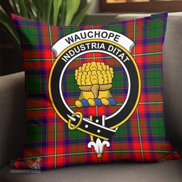 ScotsTee Shop Scottish Wauchope Clan Crest Tartan Pillow/ Pillow Cover Tartan Accessories for Home