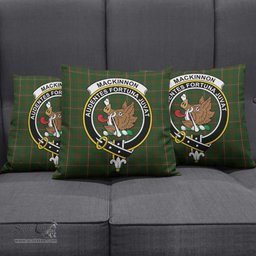 ScotsTee Shop Scottish MacKinnon Hunting Clan Crest Tartan Pillow/ Pillow Cover Tartan Accessories for Home