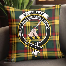 ScotsTee Shop Scottish MacMillan Old Modern Clan Crest Tartan Pillow/ Pillow Cover Tartan Accessories for Home