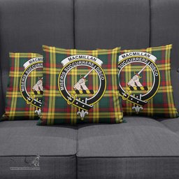 ScotsTee Shop Scottish MacMillan Old Modern Clan Crest Tartan Pillow/ Pillow Cover Tartan Accessories for Home
