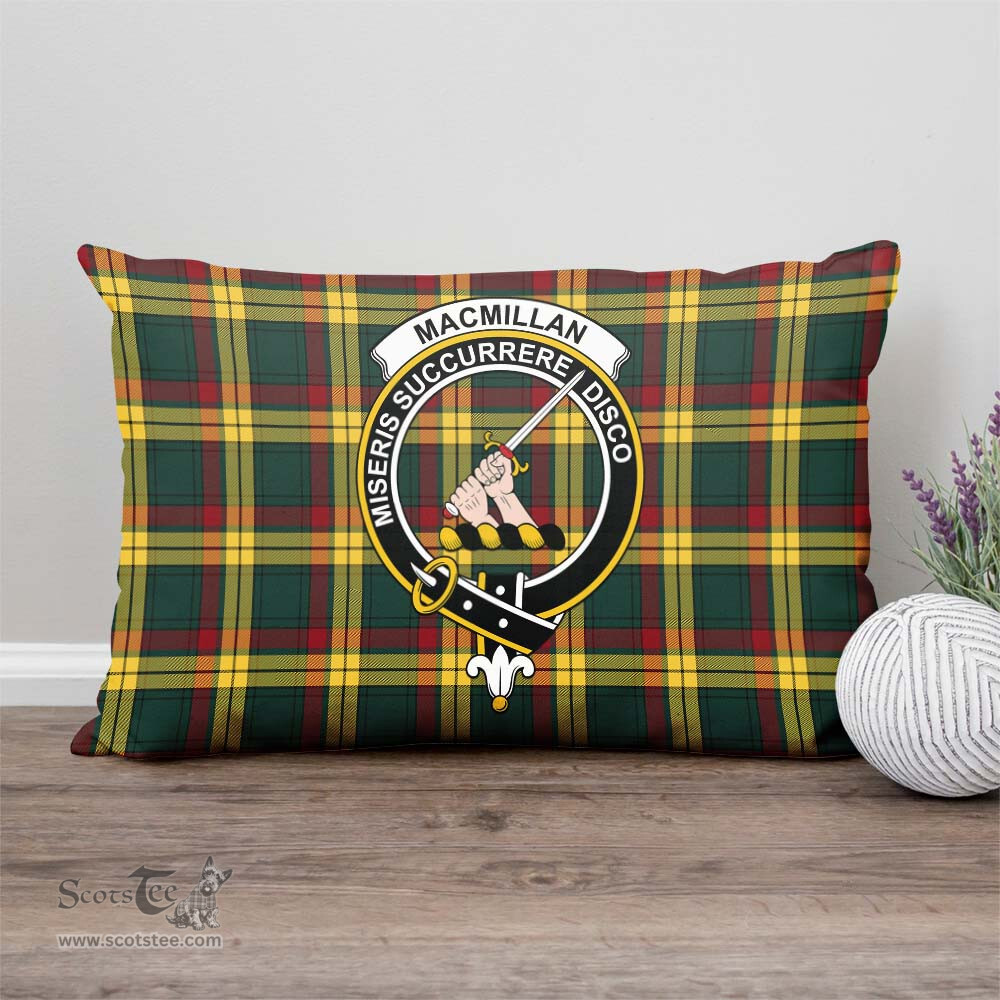 ScotsTee Shop Scottish MacMillan Old Modern Clan Crest Tartan Pillow/ Pillow Cover Tartan Accessories for Home