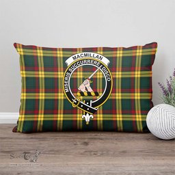 ScotsTee Shop Scottish MacMillan Old Modern Clan Crest Tartan Pillow/ Pillow Cover Tartan Accessories for Home