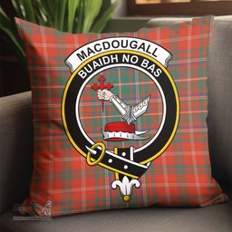ScotsTee Shop Scottish MacDougall Ancient Clan Crest Tartan Pillow/ Pillow Cover Tartan Accessories for Home
