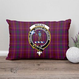 ScotsTee Shop Scottish McCall (Caithness) Clan Crest Tartan Pillow/ Pillow Cover Tartan Accessories for Home