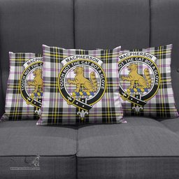 ScotsTee Shop Scottish MacPherson Dress Modern Clan Crest Tartan Pillow/ Pillow Cover Tartan Accessories for Home