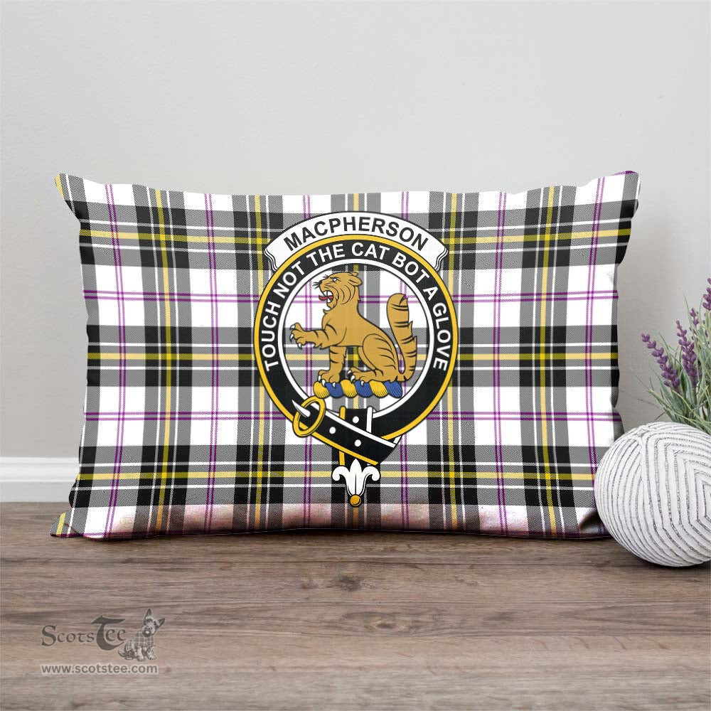 ScotsTee Shop Scottish MacPherson Dress Modern Clan Crest Tartan Pillow/ Pillow Cover Tartan Accessories for Home