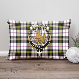 ScotsTee Shop Scottish MacPherson Dress Modern Clan Crest Tartan Pillow/ Pillow Cover Tartan Accessories for Home