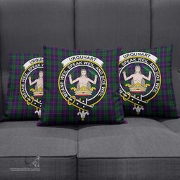 ScotsTee Shop Scottish Urquhart Clan Crest Tartan Pillow/ Pillow Cover Tartan Accessories for Home