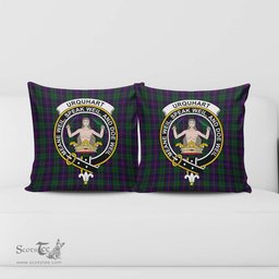 ScotsTee Shop Scottish Urquhart Clan Crest Tartan Pillow/ Pillow Cover Tartan Accessories for Home