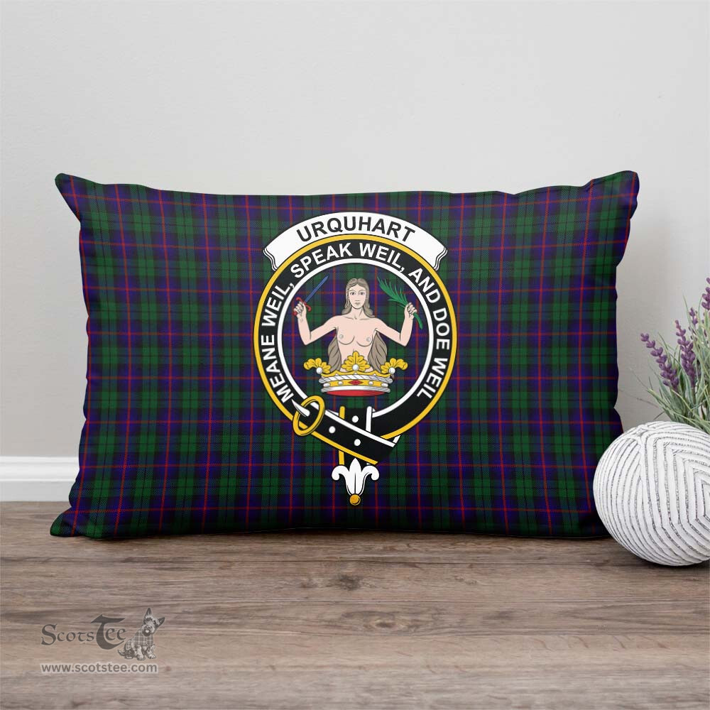 ScotsTee Shop Scottish Urquhart Clan Crest Tartan Pillow/ Pillow Cover Tartan Accessories for Home