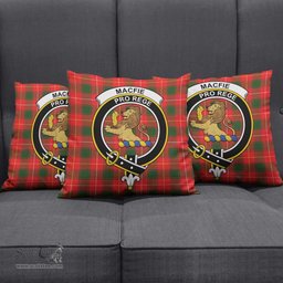 ScotsTee Shop Scottish MacFie Modern Clan Crest Tartan Pillow/ Pillow Cover Tartan Accessories for Home