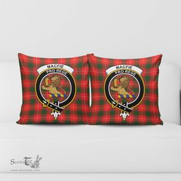 ScotsTee Shop Scottish MacFie Modern Clan Crest Tartan Pillow/ Pillow Cover Tartan Accessories for Home