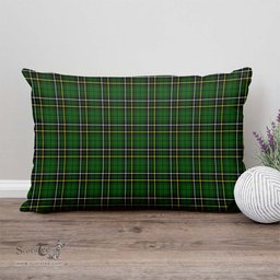 ScotsTee Shop Scottish MacAlpin Modern Clan Tartan Pillow/ Pillow Cover Tartan Accessories for Home