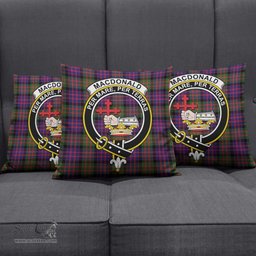 ScotsTee Shop Scottish MacDonald Modern Clan Crest Tartan Pillow/ Pillow Cover Tartan Accessories for Home