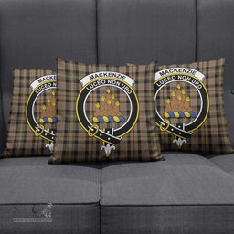 ScotsTee Shop Scottish MacKenzie Hunting Clan Crest Tartan Pillow/ Pillow Cover Tartan Accessories for Home