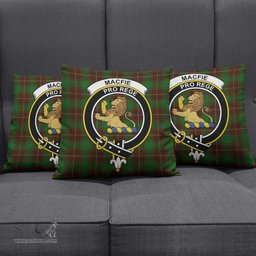 ScotsTee Shop Scottish MacFie Hunting Clan Crest Tartan Pillow/ Pillow Cover Tartan Accessories for Home