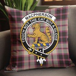 ScotsTee Shop Scottish MacPherson Hunting Ancient Clan Crest Tartan Pillow/ Pillow Cover Tartan Accessories for Home