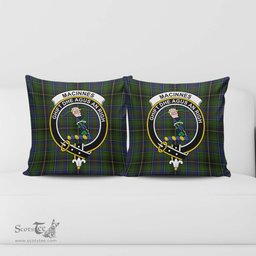 ScotsTee Shop Scottish MacInnes Clan Crest Tartan Pillow/ Pillow Cover Tartan Accessories for Home
