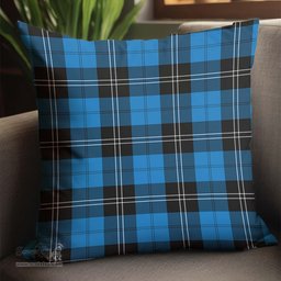 ScotsTee Shop Scottish Ramsay Blue Ancient Clan Tartan Pillow/ Pillow Cover Tartan Accessories for Home