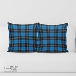 ScotsTee Shop Scottish Ramsay Blue Ancient Clan Tartan Pillow/ Pillow Cover Tartan Accessories for Home