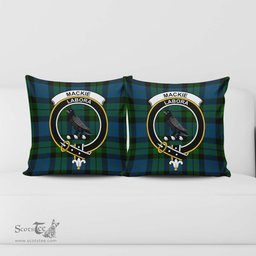 ScotsTee Shop Scottish MacKie Clan Crest Tartan Pillow/ Pillow Cover Tartan Accessories for Home
