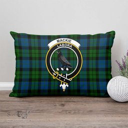 ScotsTee Shop Scottish MacKie Clan Crest Tartan Pillow/ Pillow Cover Tartan Accessories for Home