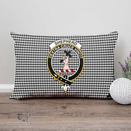 ScotsTee Shop Scottish Shepherd Clan Crest Tartan Pillow/ Pillow Cover Tartan Accessories for Home