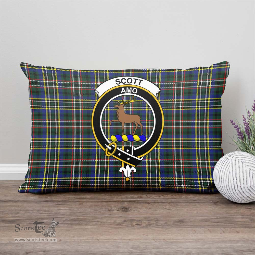 ScotsTee Shop Scottish Scott Green Modern Clan Crest Tartan Pillow/ Pillow Cover Tartan Accessories for Home