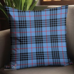 ScotsTee Shop Scottish MacKay Blue Clan Tartan Pillow/ Pillow Cover Tartan Accessories for Home