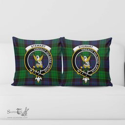 ScotsTee Shop Scottish Stewart Old Modern Clan Crest Tartan Pillow/ Pillow Cover Tartan Accessories for Home