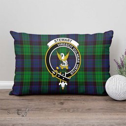ScotsTee Shop Scottish Stewart Old Modern Clan Crest Tartan Pillow/ Pillow Cover Tartan Accessories for Home