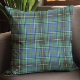 ScotsTee Shop Scottish MacInnes Ancient Clan Tartan Pillow/ Pillow Cover Tartan Accessories for Home