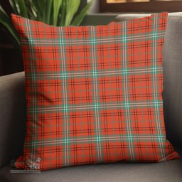 ScotsTee Shop Scottish Morrison Red Ancient Clan Tartan Pillow/ Pillow Cover Tartan Accessories for Home