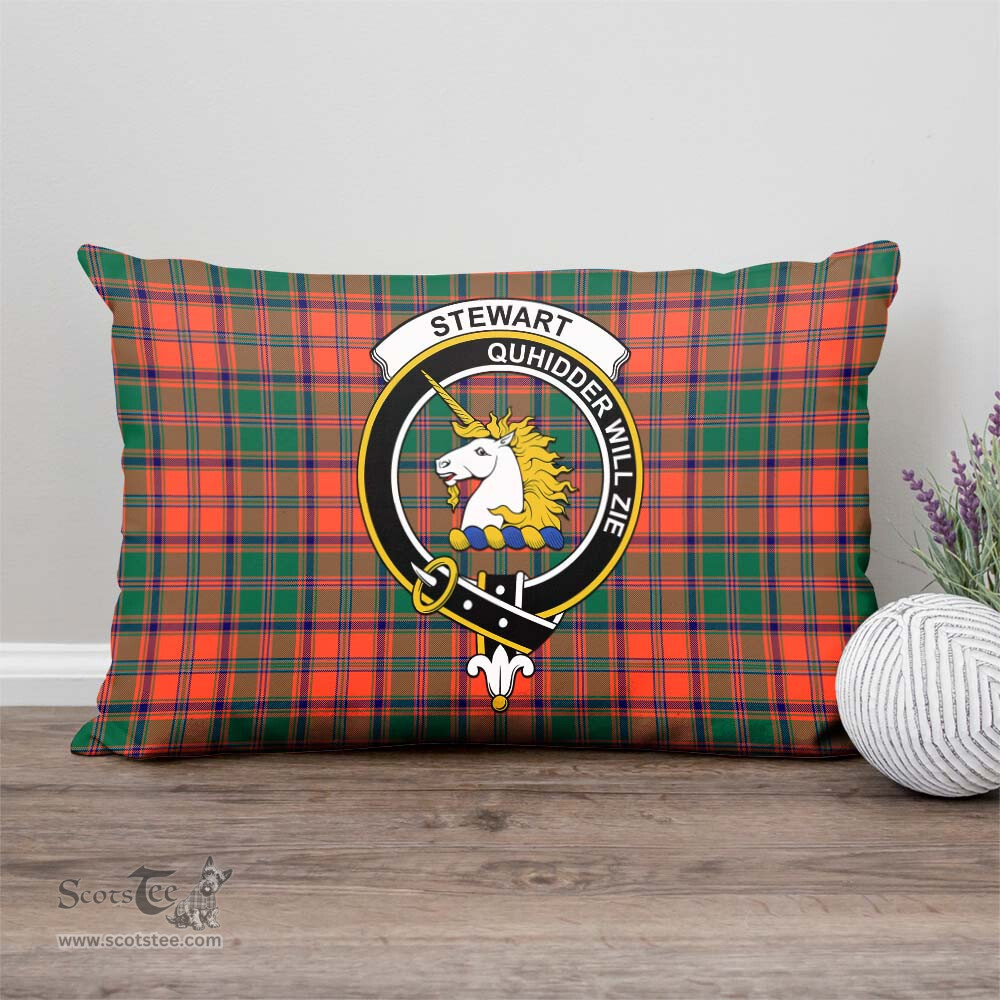 ScotsTee Shop Scottish Stewart of Appin Ancient Clan Crest Tartan Pillow/ Pillow Cover Tartan Accessories for Home