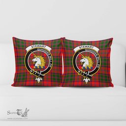 ScotsTee Shop Scottish Stewart of Appin Modern Clan Crest Tartan Pillow/ Pillow Cover Tartan Accessories for Home