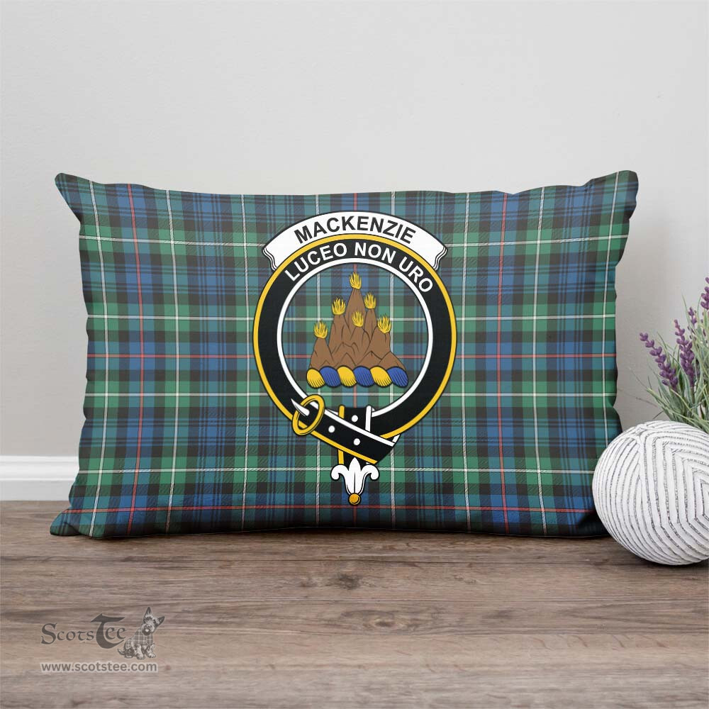 ScotsTee Shop Scottish MacKenzie Ancient Clan Crest Tartan Pillow/ Pillow Cover Tartan Accessories for Home