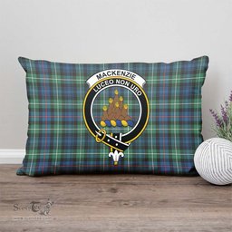 ScotsTee Shop Scottish MacKenzie Ancient Clan Crest Tartan Pillow/ Pillow Cover Tartan Accessories for Home