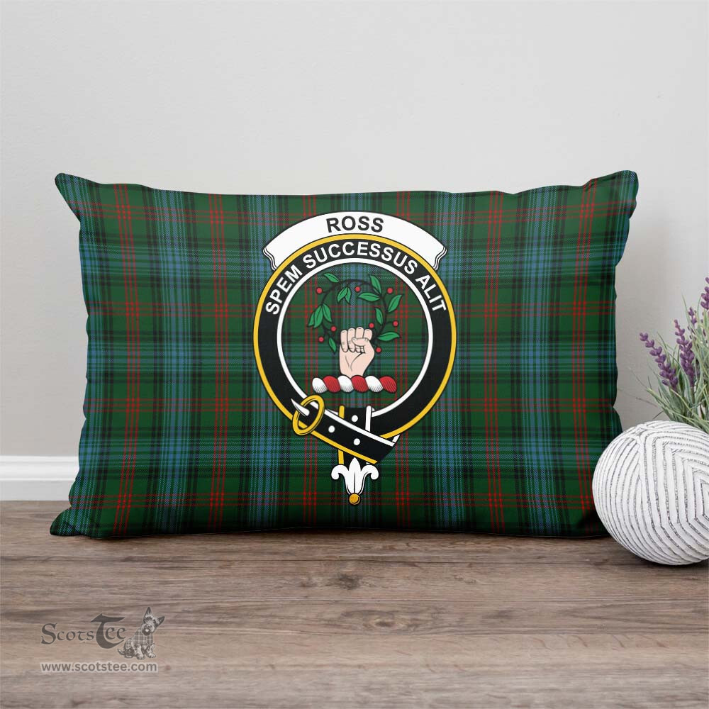 ScotsTee Shop Scottish Ross Hunting Clan Crest Tartan Pillow/ Pillow Cover Tartan Accessories for Home