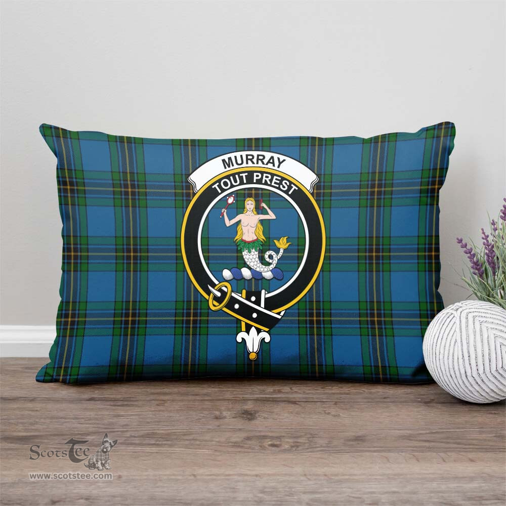 ScotsTee Shop Scottish Murray of Elibank Clan Crest Tartan Pillow/ Pillow Cover Tartan Accessories for Home