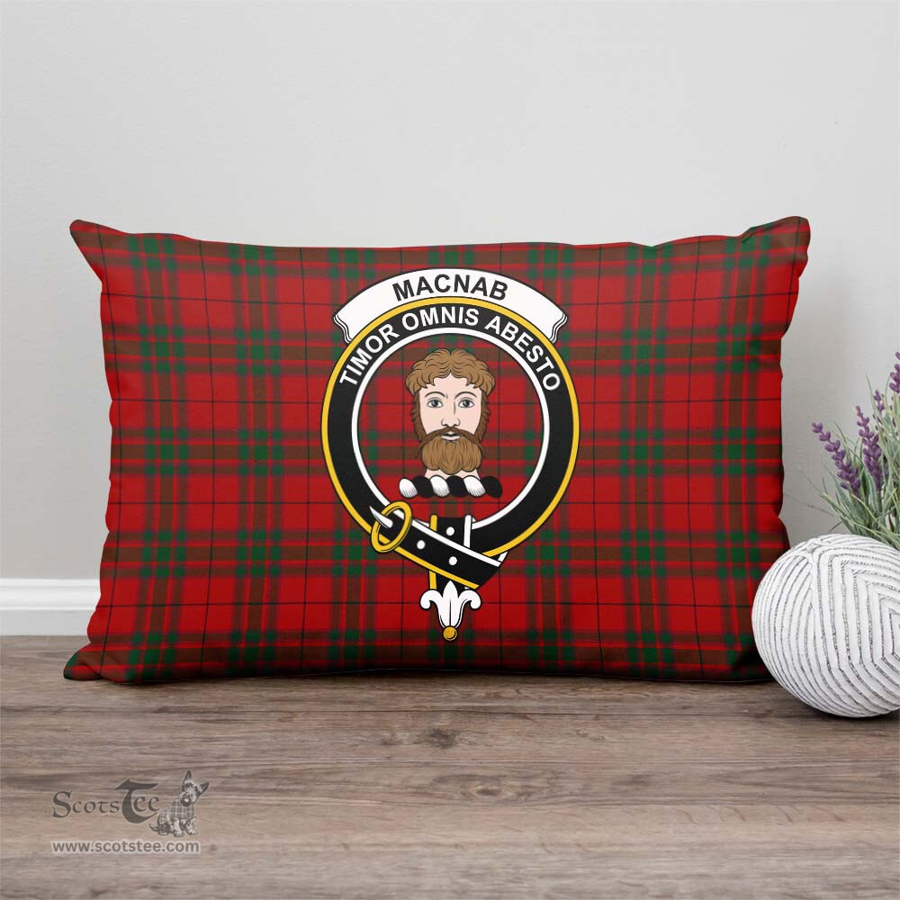 ScotsTee Shop Scottish MacNab Clan Crest Tartan Pillow/ Pillow Cover Tartan Accessories for Home