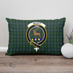 ScotsTee Shop Scottish Scott Hunting Clan Crest Tartan Pillow/ Pillow Cover Tartan Accessories for Home