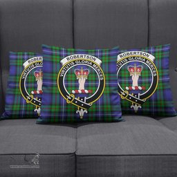 ScotsTee Shop Scottish Robertson Hunting Modern Clan Crest Tartan Pillow/ Pillow Cover Tartan Accessories for Home