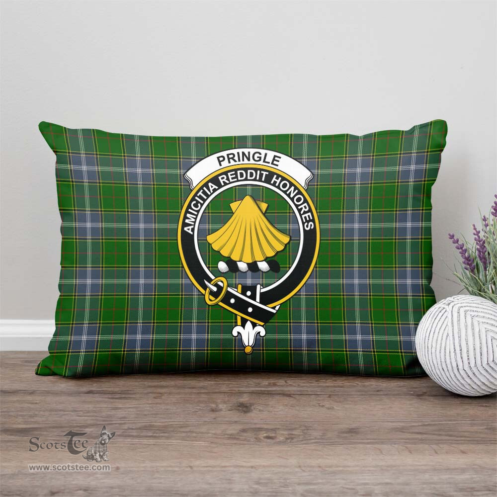 ScotsTee Shop Scottish Pringle Clan Crest Tartan Pillow/ Pillow Cover Tartan Accessories for Home
