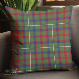 ScotsTee Shop Scottish Shaw Green Modern Clan Tartan Pillow/ Pillow Cover Tartan Accessories for Home