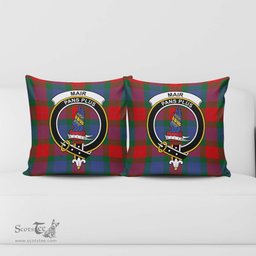 ScotsTee Shop Scottish Mar Clan Crest Tartan Pillow/ Pillow Cover Tartan Accessories for Home