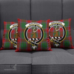 ScotsTee Shop Scottish MacPhail Blue Bands Clan Crest Tartan Pillow/ Pillow Cover Tartan Accessories for Home