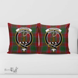 ScotsTee Shop Scottish MacPhail Blue Bands Clan Crest Tartan Pillow/ Pillow Cover Tartan Accessories for Home